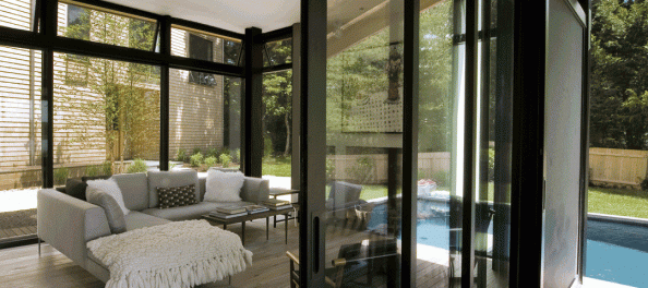 ویژگی درب upvc ریلی المینیومی